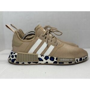 Adidas NMD_R1 Women's 9.5 Pale Nude Leopard Boost GZ8025 Fashion Running Shoes